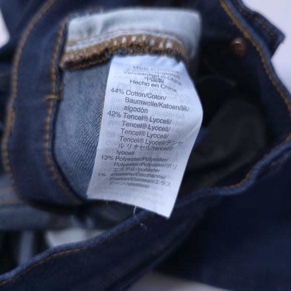 Madewell 9" Highrise Skinny Dark Wash Jeans Size 27 - Picture 8 of 8